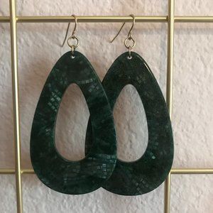Green Earrings